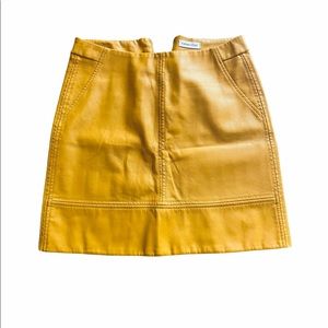 💛Vintage Cache Leather Mini Skirt💛